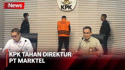 KPK Tahan Direktur PT Marktel terkait Dugaan Suap Pengadaan Barang dan Jasa di Bandung