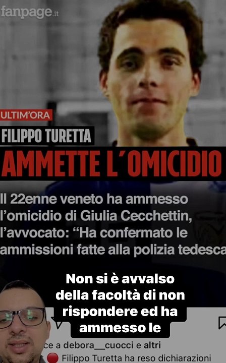 Filippo Turetta Ammette Dinanzi Al GIP Durante L’interrogatorio Di ...