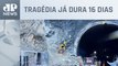 Equipe de resgate chega para socorrer trabalhadores presos em túnel na Índia