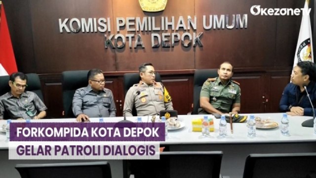 Hari Pertama Kampanye Terbuka Forkompida Kota Depok Gelar Patroli Dialogis