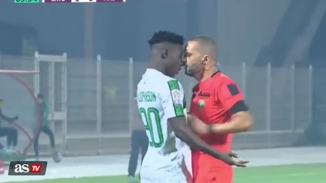 Watch: Referee loses temper, shoves player who gets in his face