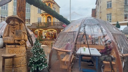 Bristol Tourist Attraction: Gondolas and Iglus appear in bristol city centre