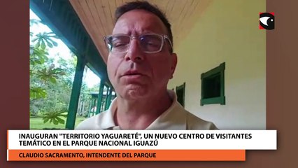 Inauguran "Territorio Yaguareté", un nuevo centro de visitantes temático en el Parque Nacional Iguazú