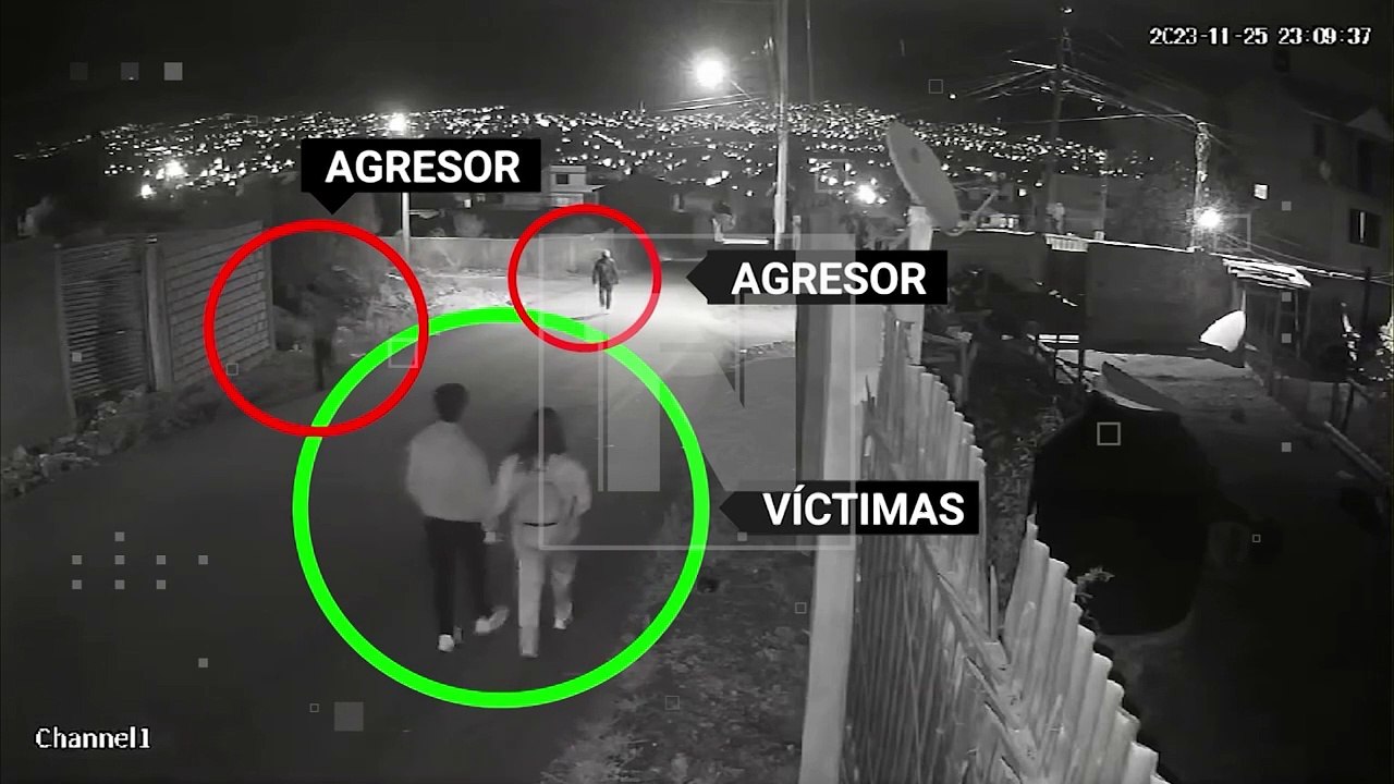 "Intentaron defenderse": Cámaras captaron el atraco a una pareja en Sacaba