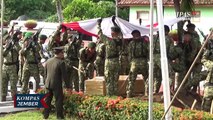 Prajurit Gugur Saat Kontak SenjatadenganKKB Dimakamkan di Madiun