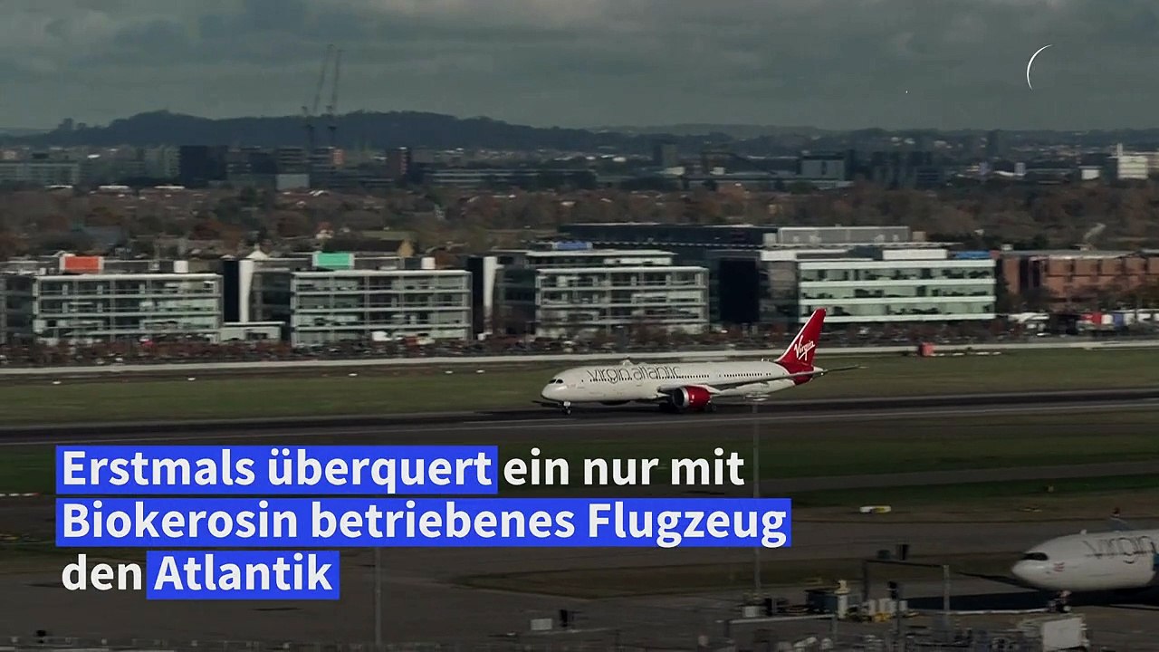 Erster Langstreckenflug mit Bio-Kerosin gestartet