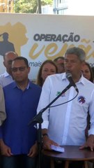 "Não mediremos esforços com investimentos", dispara Jerônimo sobre combate à violência na Bahia