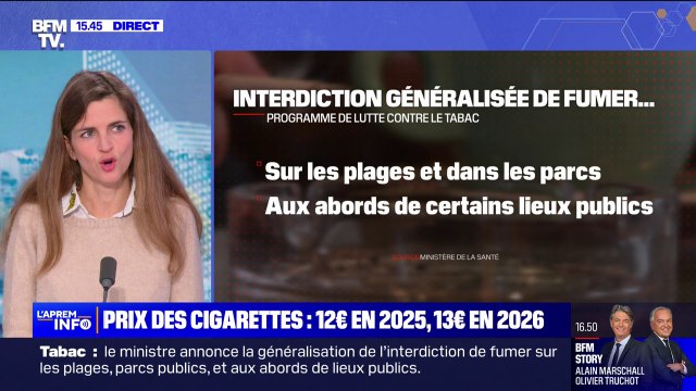 Hausse du prix, extension des espaces sans tabac , interdiction des puffs: ce que contient le nouveau plan de lutte contre le tabagisme