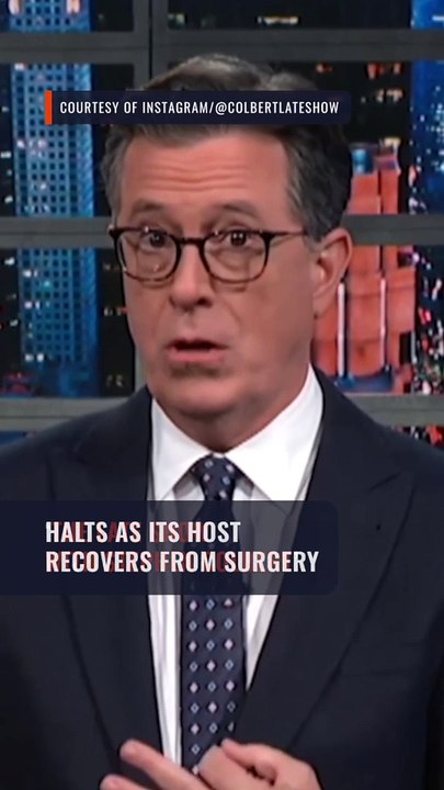 ‘Late Show’ host Stephen Colbert recovering from ruptured appendix