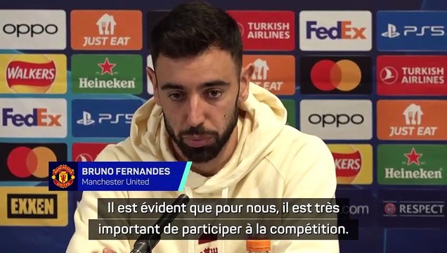 B. Fernandes : Nous voulons être au milieu des meilleurs clubs d'Europe