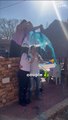 Heartwarming Gender Reveal: Couple Celebrates with Umbrella Surprise || #heartsome #genderreveal