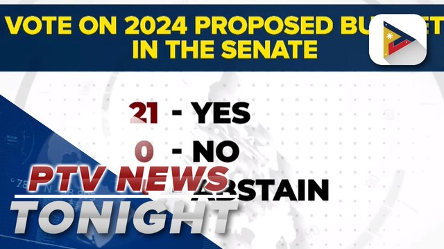 Senate OKs proposed 2024 national budget on third and final reading