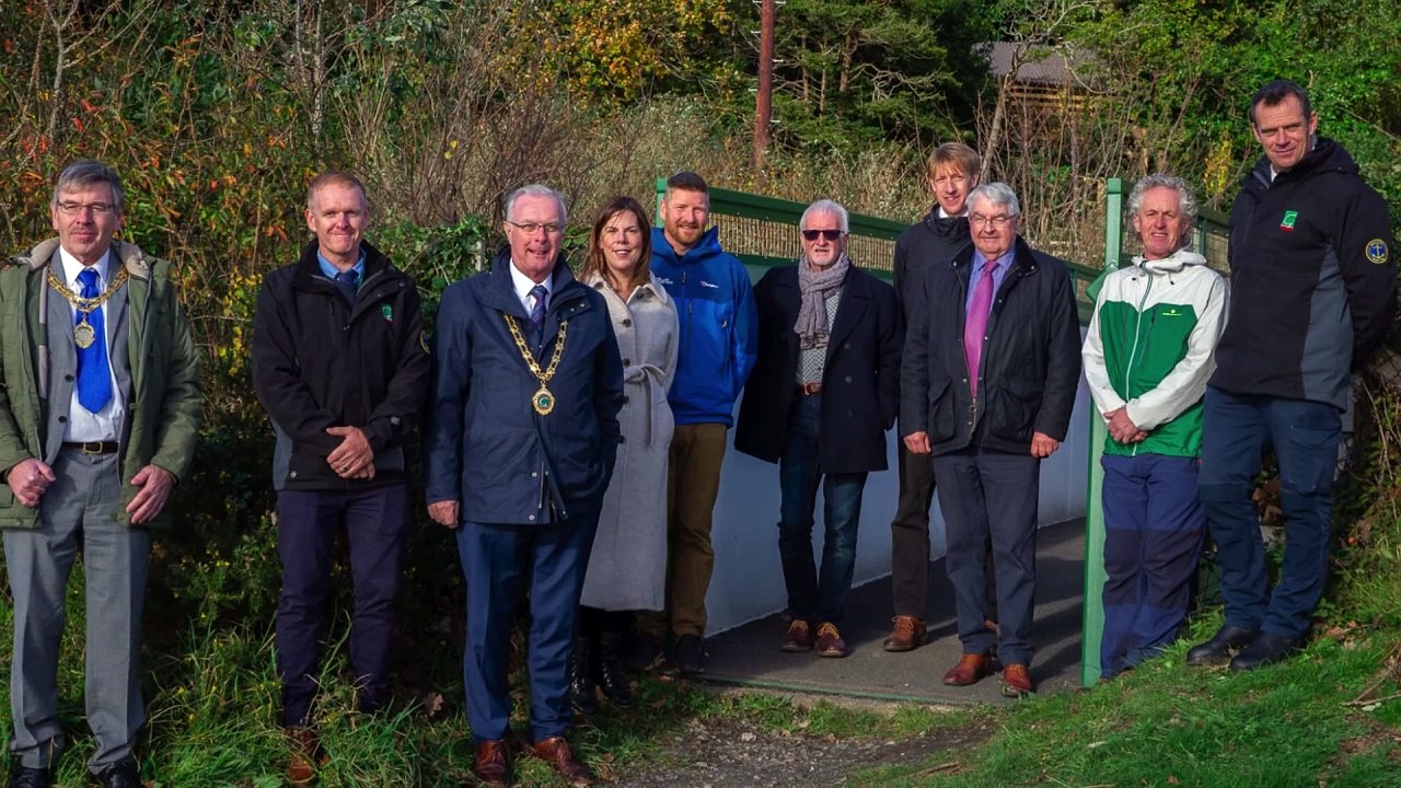 Council marks completion of two projects in Aberdyfi area
