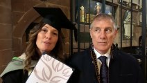 Wife of British aid worker imprisoned by Taliban receives ‘Most Inspirational Student’ award at her graduation