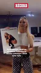 Alisha Lehmann deslumbra con su candente calendario para el 2024
