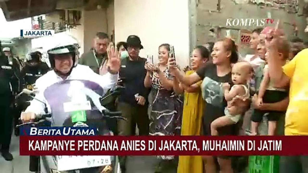 Bagi-bagi Tugas di Kampanye Perdana, Anies di Jakarta dan Muhaimin di jawa Timur