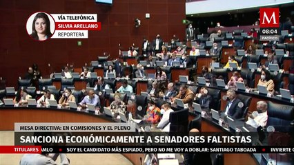 Mesa Directiva sanciona económicamente a senadores ausentes en comisiones y en Pleno