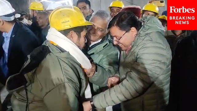 BREAKING NEWS: All 41 Trapped Workers In Himalayan Tunnel Have Been Rescued