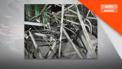 Bangunan dalam pembinaan runtuh, pekerja dikhuatiri terperangkap