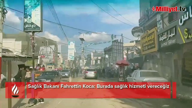 Bakan Koca'dan sahra hastanesi paylaşımı! 'Burada sağlık hizmeti vereceğiz'