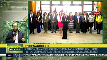 Fiscal de la Nación presenta denuncia constitucional contra presidenta de Perú
