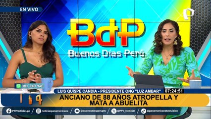 Quispe Candia sobre caso de octogenario que atropelló a abuelita: "MTC debe incluir examen de glaucoma"