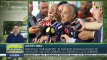 Gobernadores de Argentina se reúnen para establecer posturas sobre presidente electo