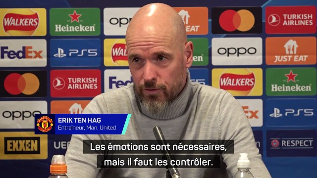 Ten Hag : Rester calme dans sa tête et ne pas être trop émotif