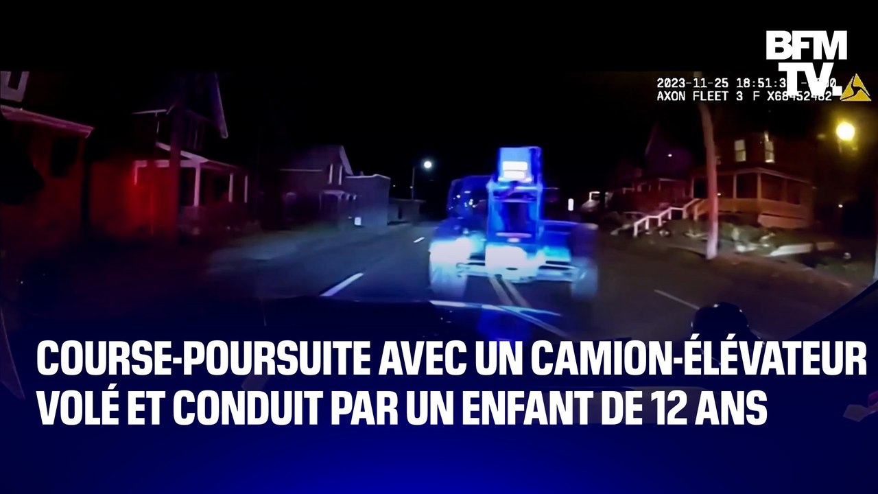 États-Unis: la police du Michigan poursuit un camion-élévateur conduit par un enfant de 12 ans