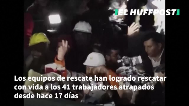 Rescatados con vida los 41 trabajadores atrapados durante 17 días en un túnel en India