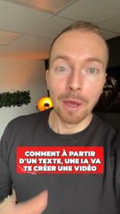 Une IA va te creer une video a partir d’un texte