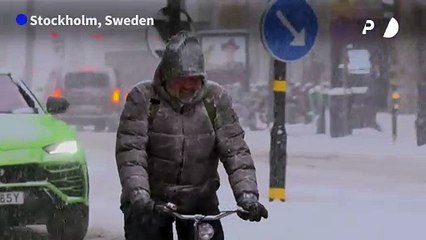 Europe sees first snow of the year as winter moves in