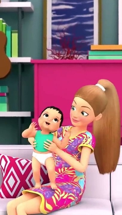 Ken Throws An Unexpected Baby Birthday Party! - Malibu Helpers Club - Barbie Shorts