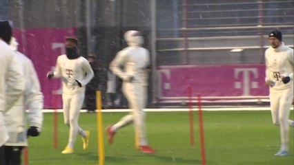 Bayern Munich training ahead of Copenhagen Champions League game