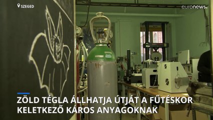 Szegedi fejlesztésű zöld tégla csökkenthet a fűtéssel levegőbe jutó káros anyagok mennyiségén