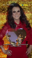 Edith Márquez se compromete en pleno concierto