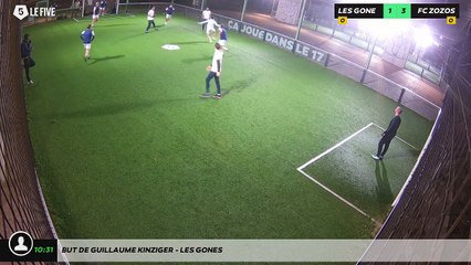 But de Guillaume Kinziger - LES GONES