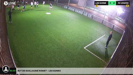 But de Guillaume Romet - LES GONES