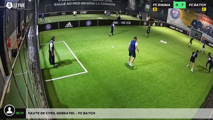 Faute de Cyril GEBRAYEL - FC BATCH