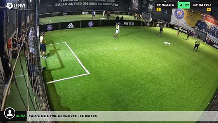 Faute de Cyril GEBRAYEL - FC BATCH
