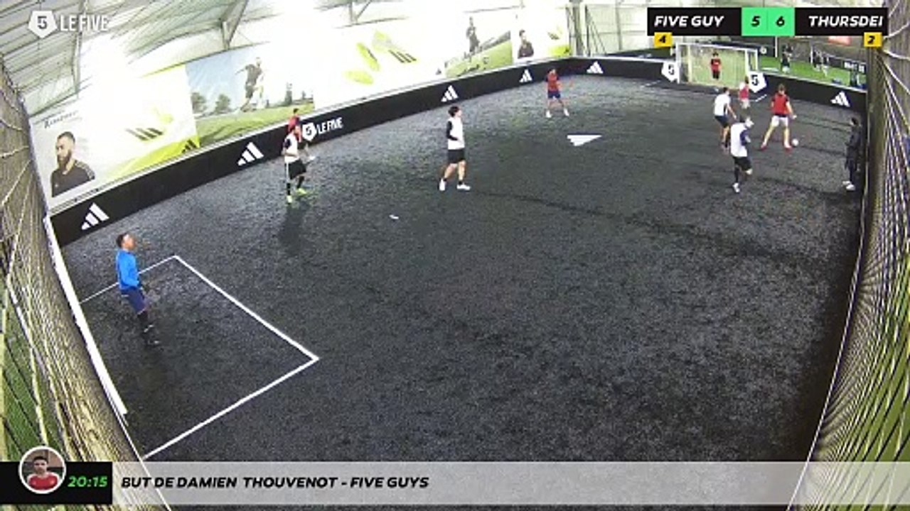 But de Damien  Thouvenot - FIVE guys