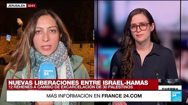 Informe desde Jerusalén: Israel excarcela a 30 palestinos a cambio de la liberación de 12 rehenes