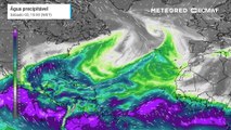 Rio atmosférico alimentará a frente que produzirá chuva nos próximos dias em Portugal continental