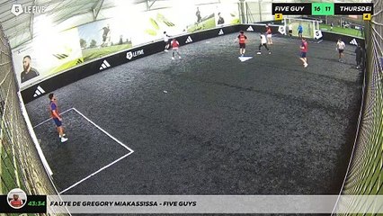 Faute de Gregory Miakassissa - FIVE guys