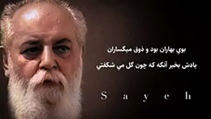 شعر زیبای «از دل نرفتی» از هوشنگ ابتهاج-
