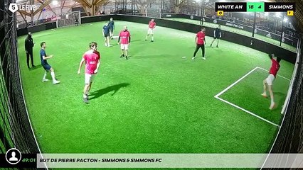 But de Pierre PACTON - SIMMONS & SIMMONS FC