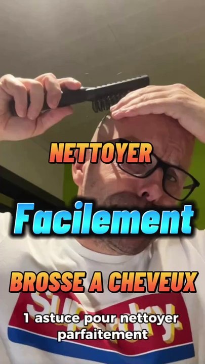 Astuce nettoyage brosse à cheveux