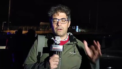 Scontro a Corigliano treno-camion: Vittorio sul posto