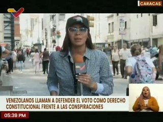 Ciudadanos llaman a defender el voto como derecho constitucional frentes a las conspiraciones