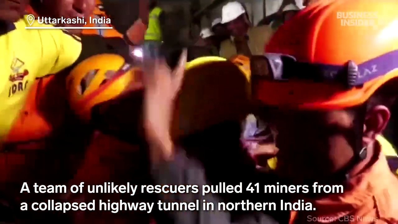 'Rat miners' rescue 41 men from India tunnel after machines failed ...